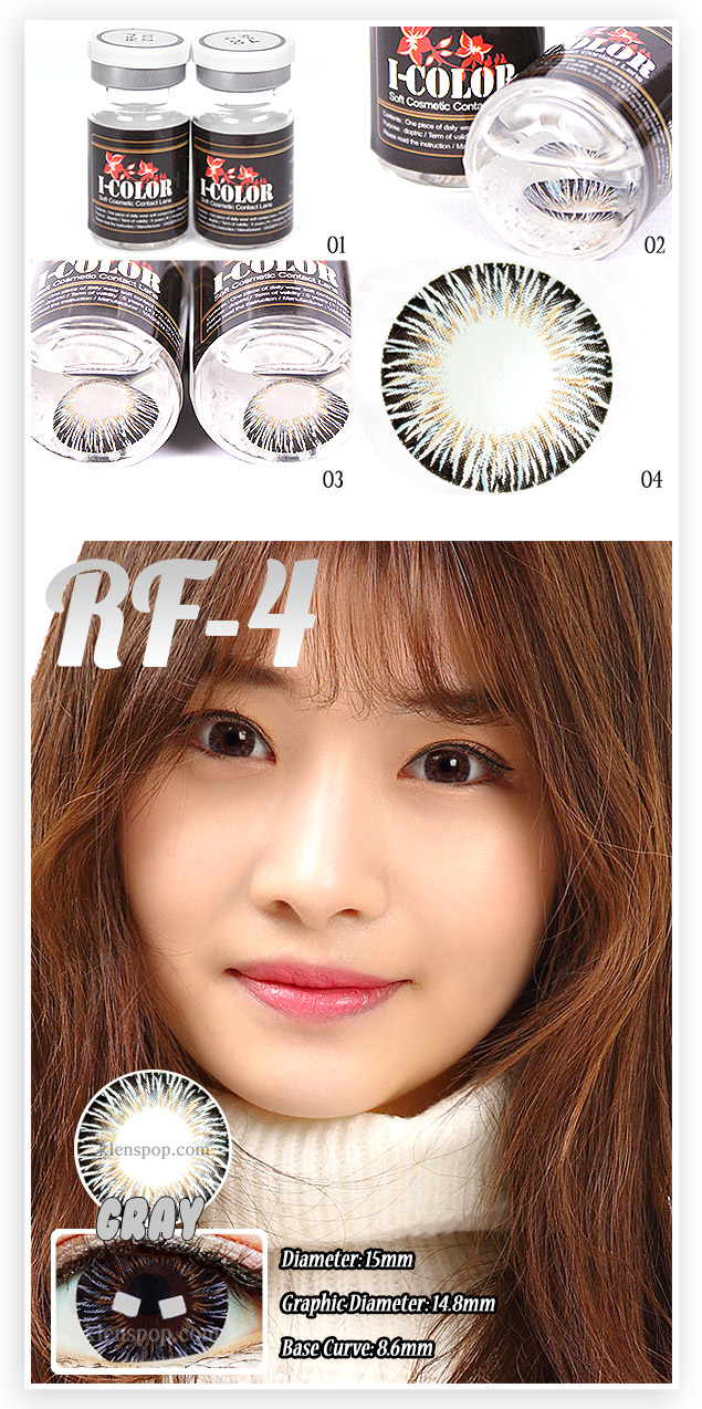 Description image of Rf-4 Gray Color Contacts